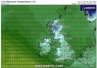 英国天气：新的降雪地图准确地显示了零下4摄氏度的严寒将在何时何地袭击英国